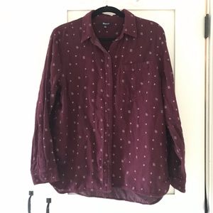 Madewell soft flannel shirt, XL